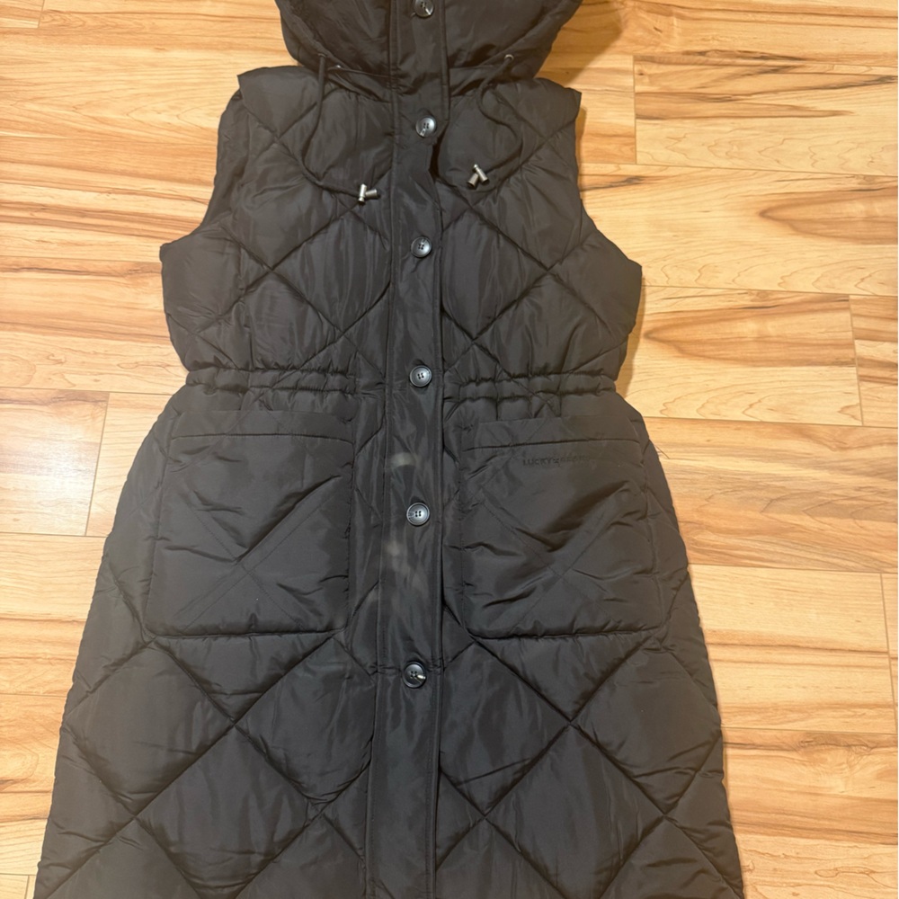 Black Quilted Lucky jacket
